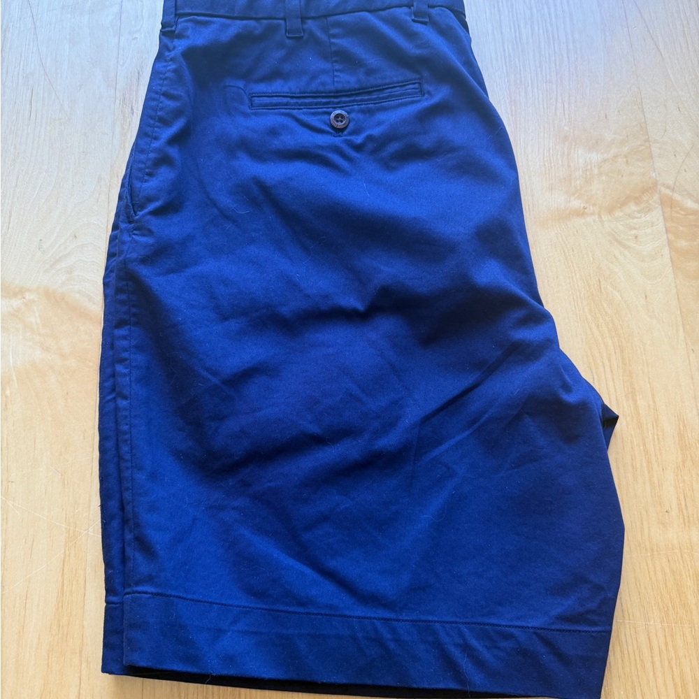 Polo Golf Ralph Lauren Navy Shorts Mens 38 Classic Fit Stretch Chino - Picture 8 of 9